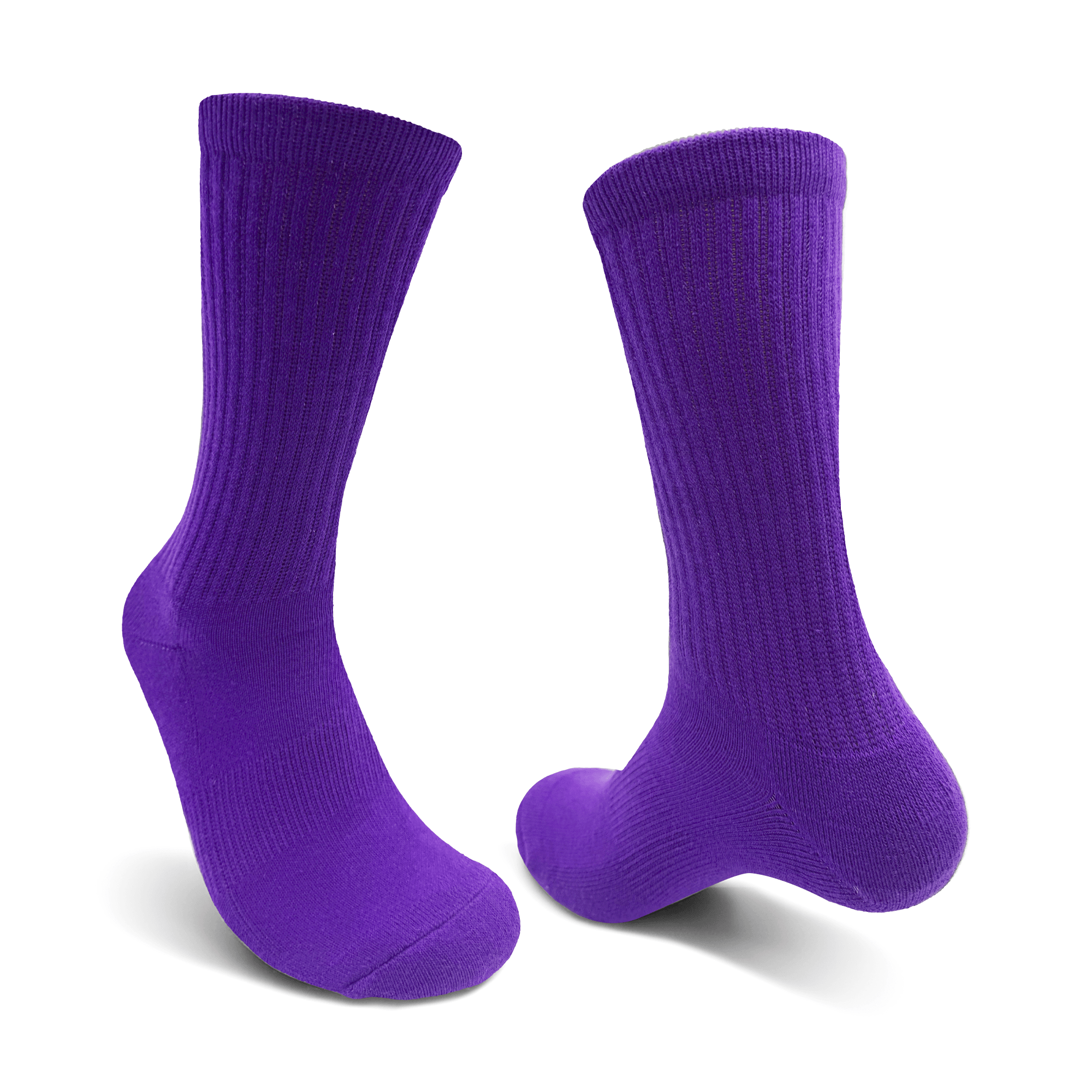 Solid Crew Socks