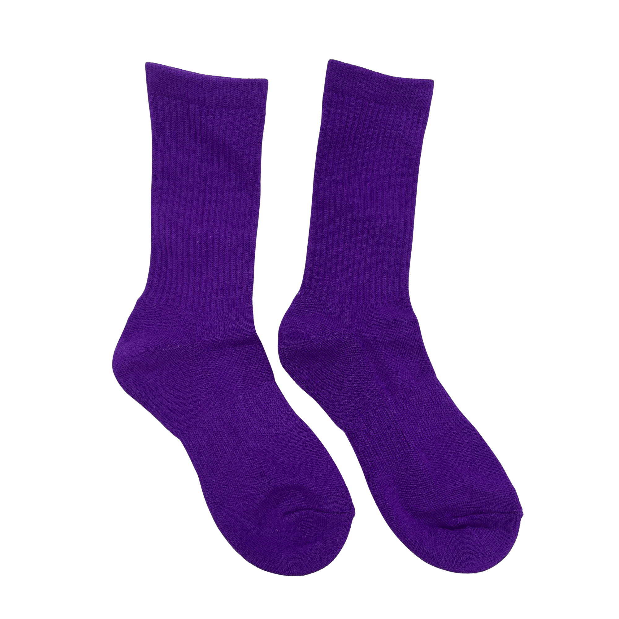 Solid Crew Socks