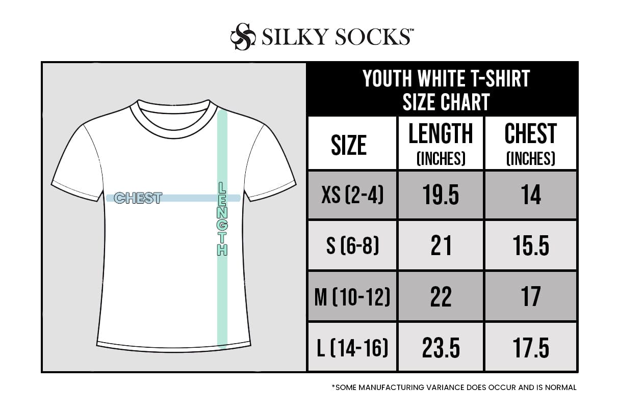 White T-Shirt - Youth