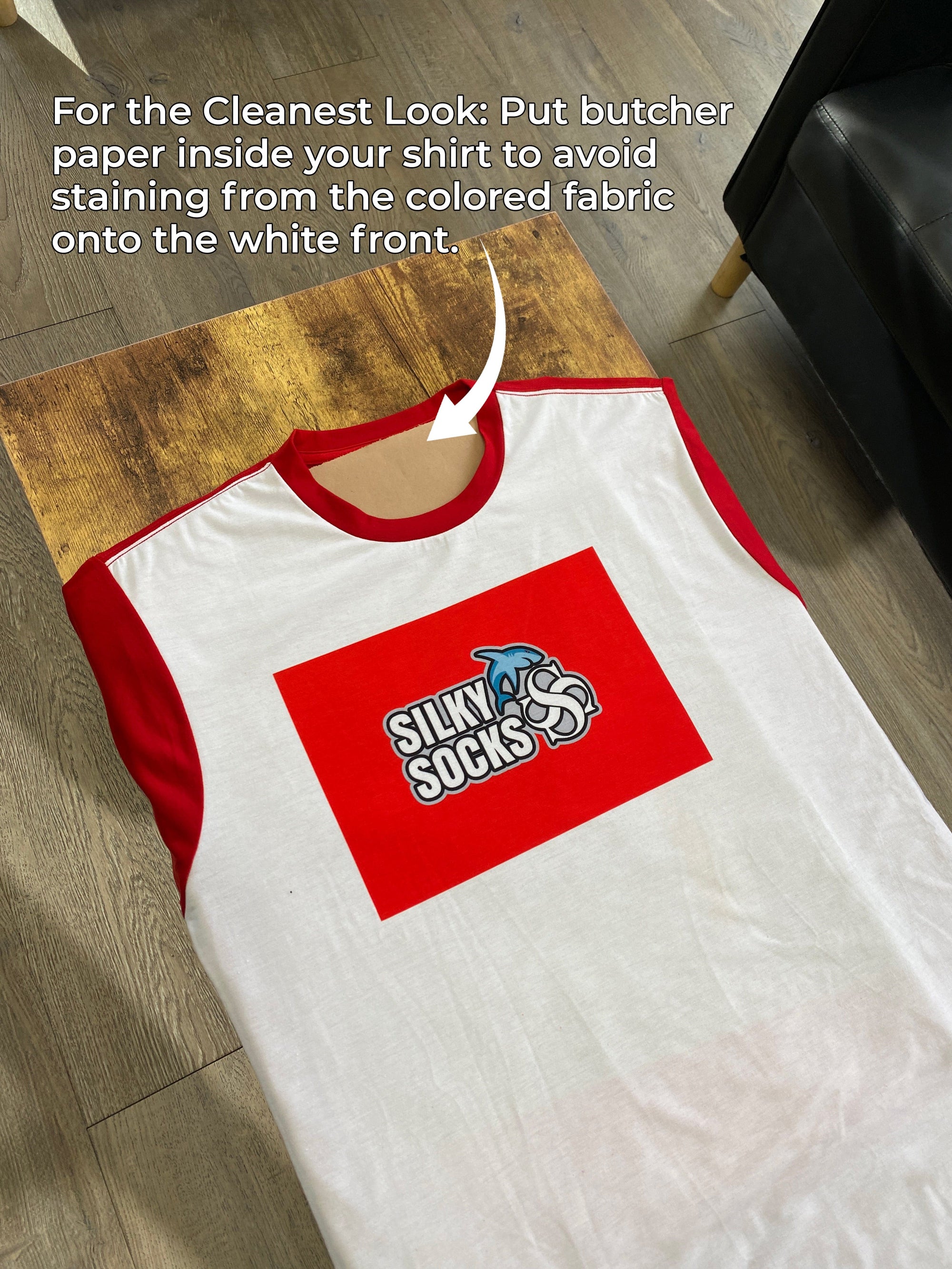 Red N White Tee - CLEARANCE