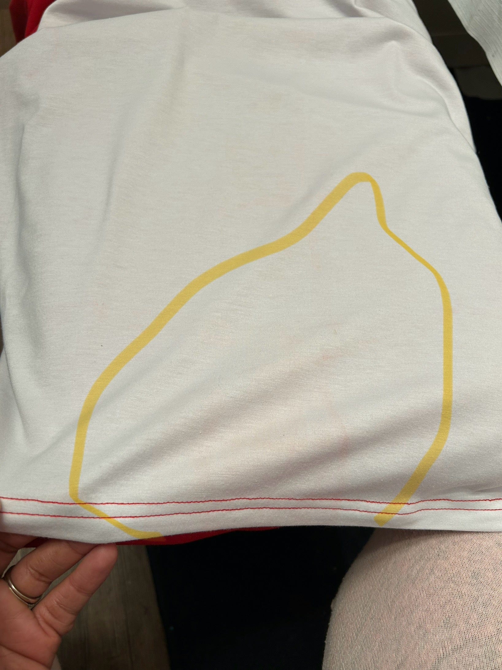 Red N White Tee - CLEARANCE