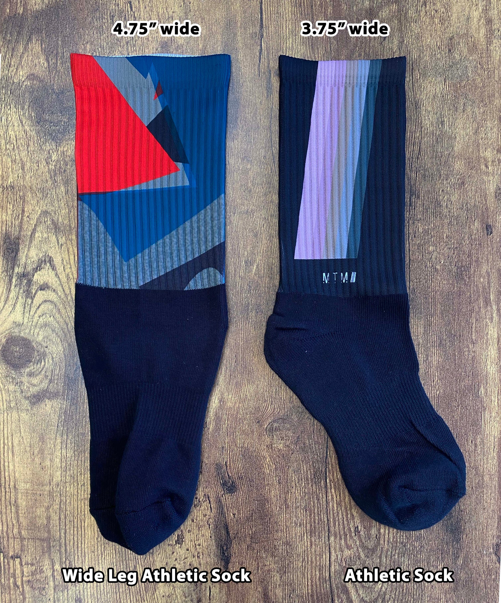 Wide Leg Crew Socks