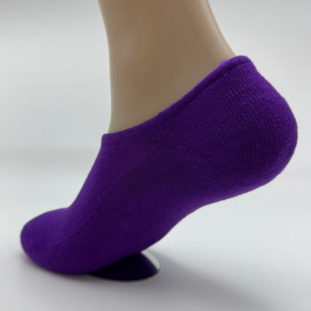 Solid No Show Socks (for DTF)