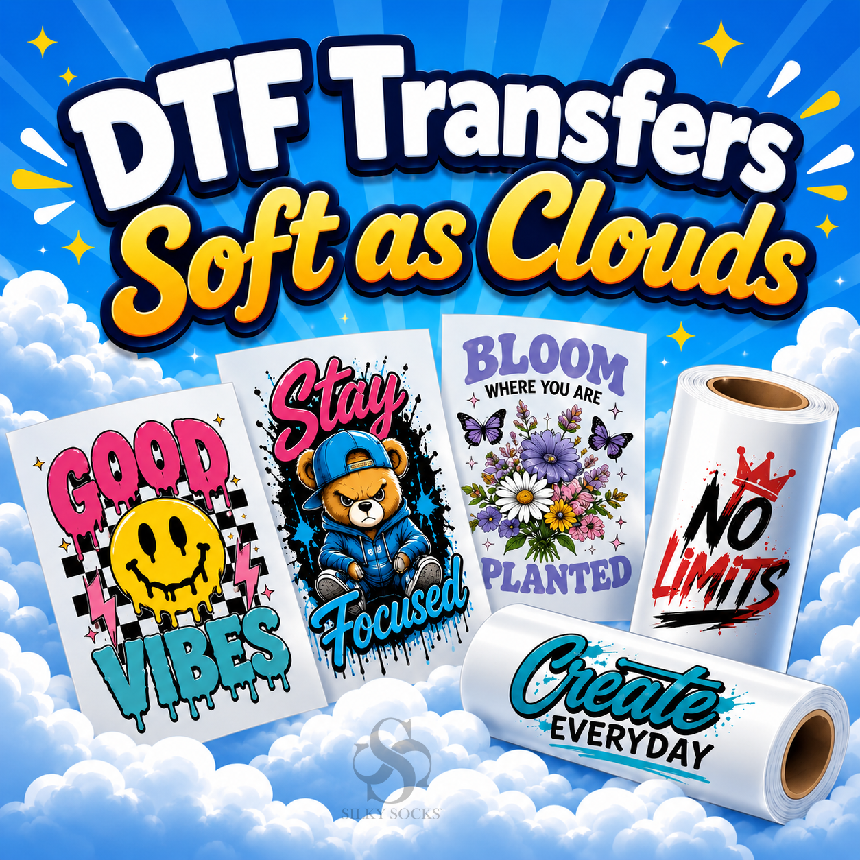 DTF Transfers - Custom Gang Sheets