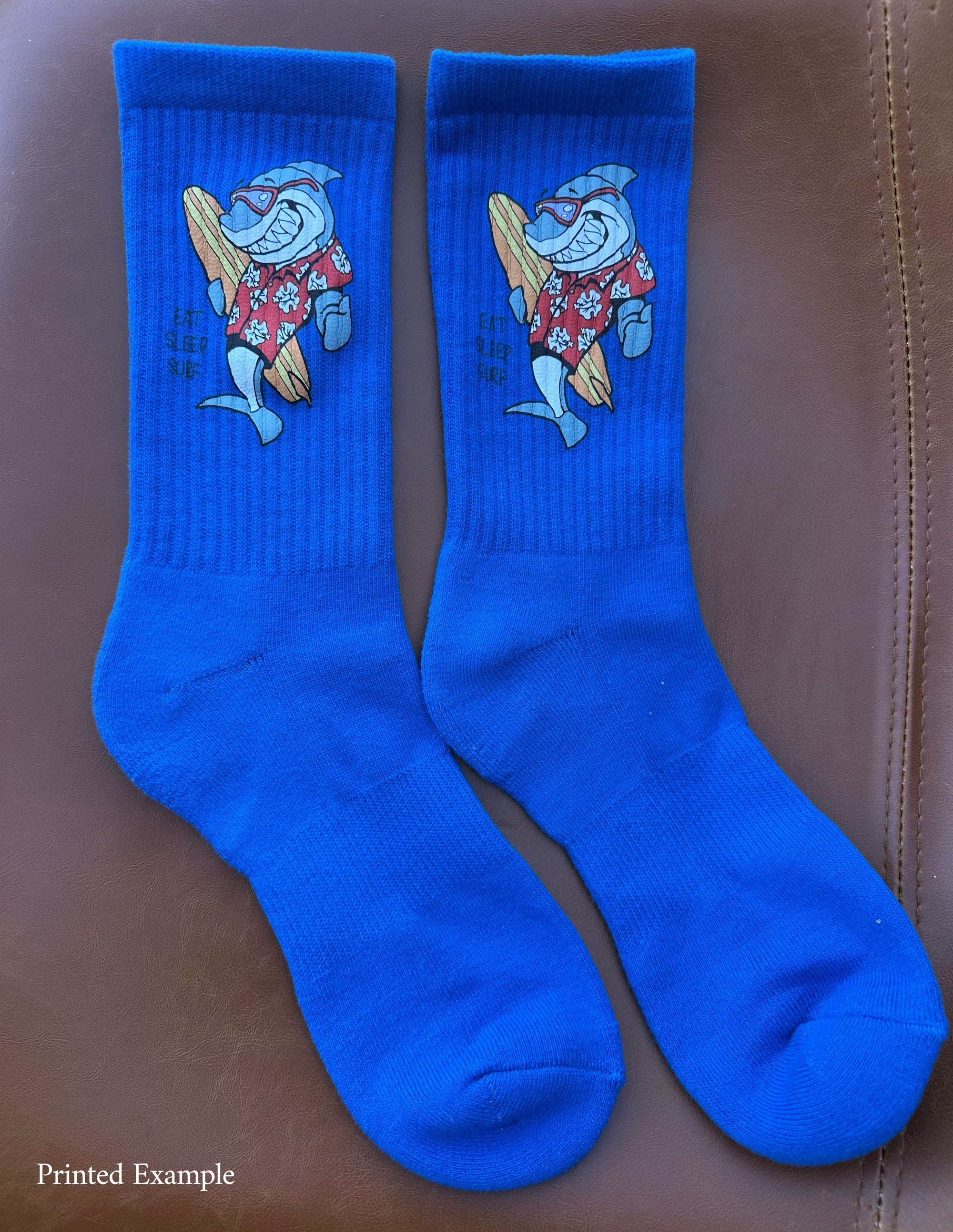 Solid Crew Socks