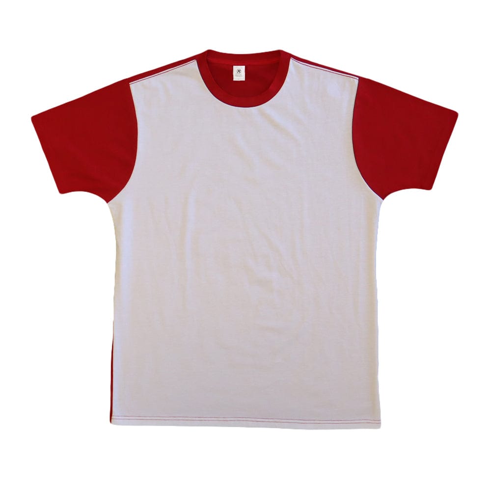Color N White Tees - Red - CLEARANCE
