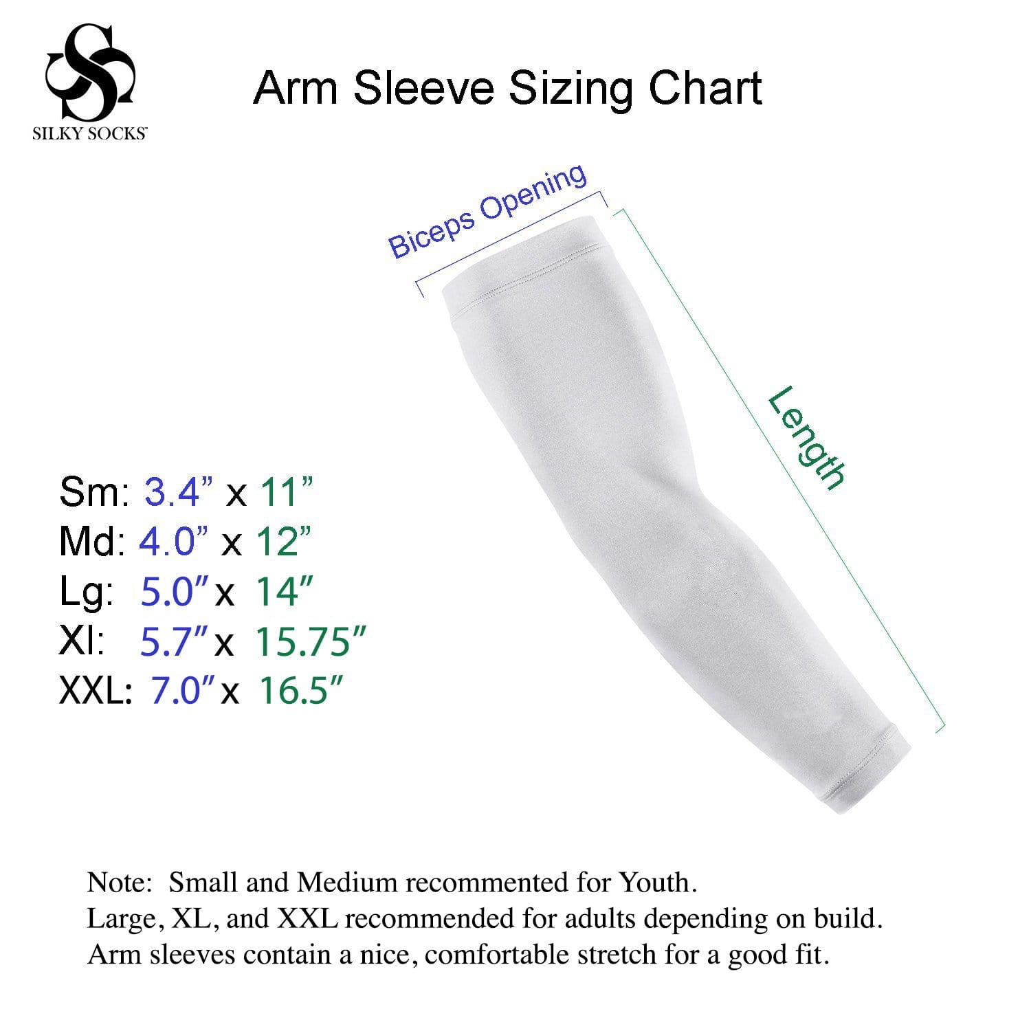 Blank Arm Sleeves for Sublimation