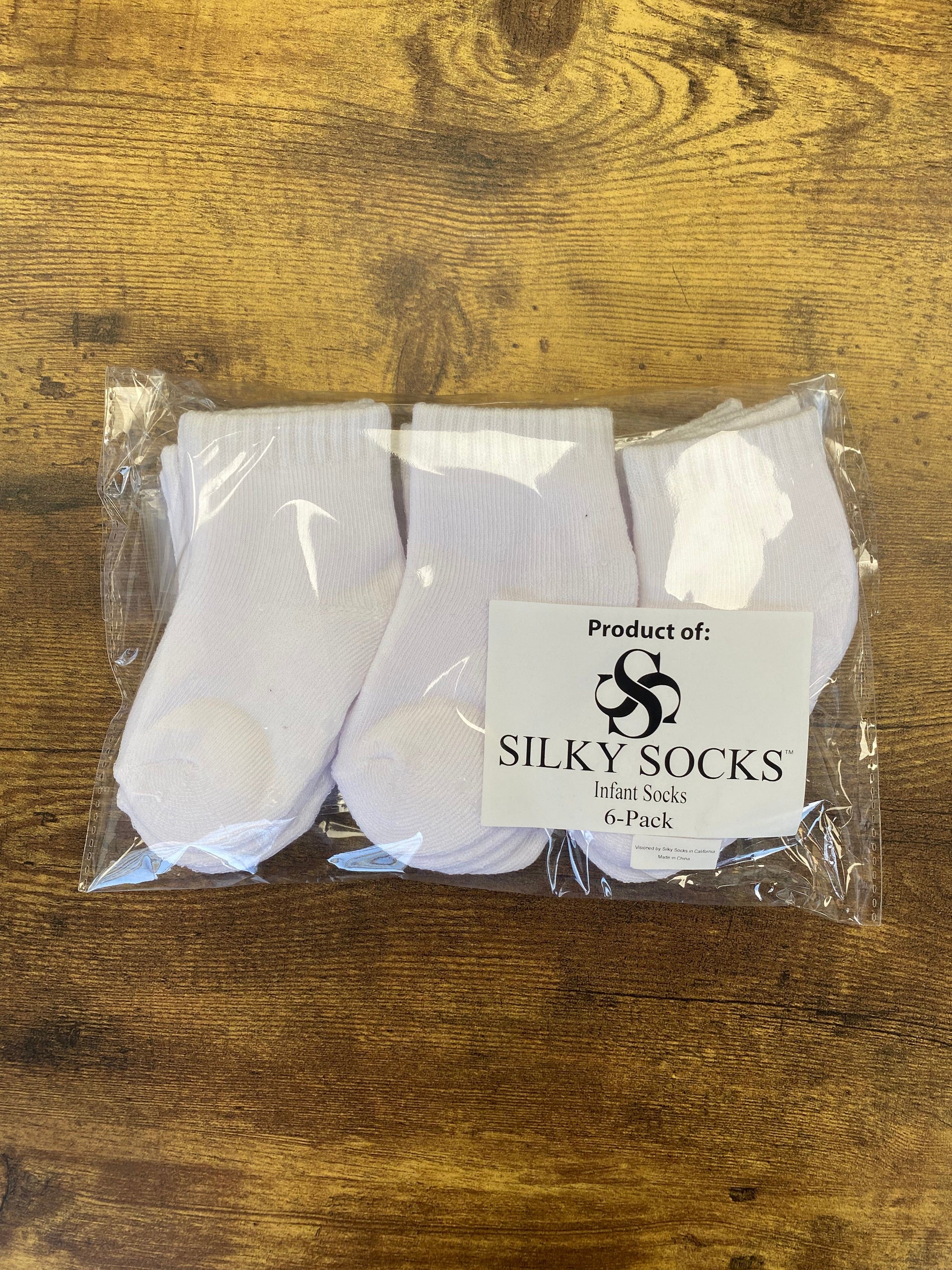 Blank Infant Socks 6-Pack