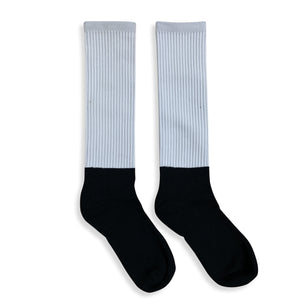 Blank Knee High Athletic Socks - SILKY SOCKS