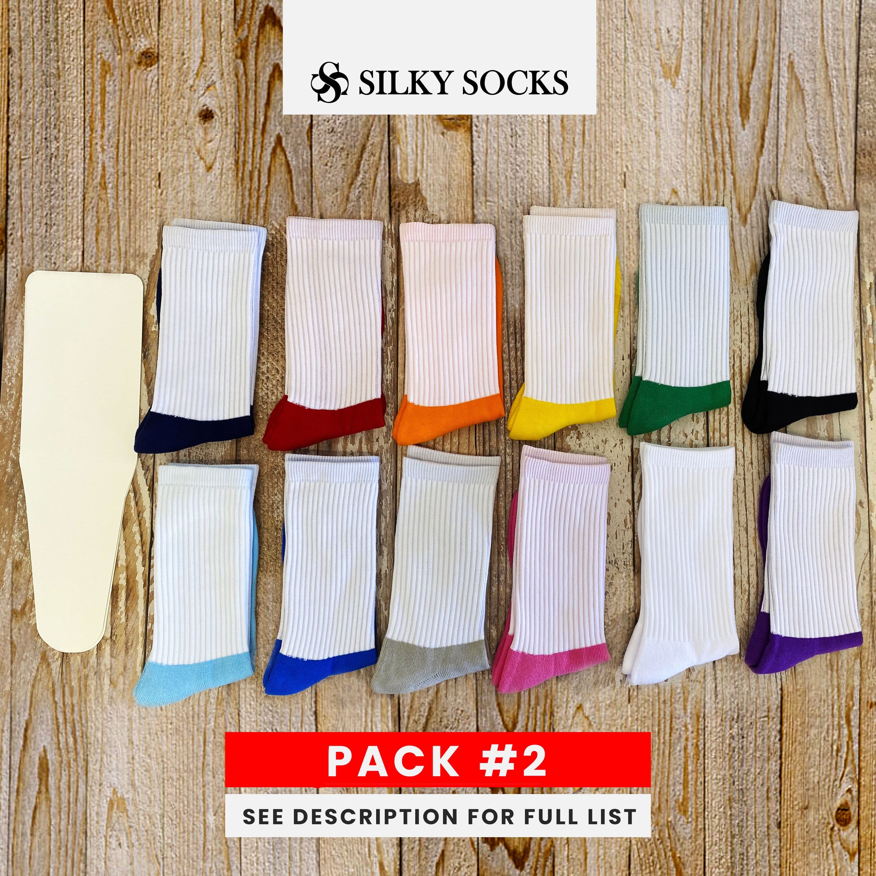 Blank Socks Silky Socks