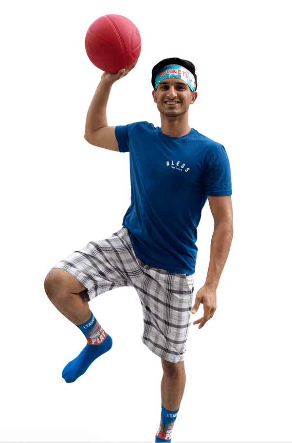 New! BANNED Nike Dri Fit NBA Ninja Style Head Tie Sweat Headband Blue  CT3652 NWT