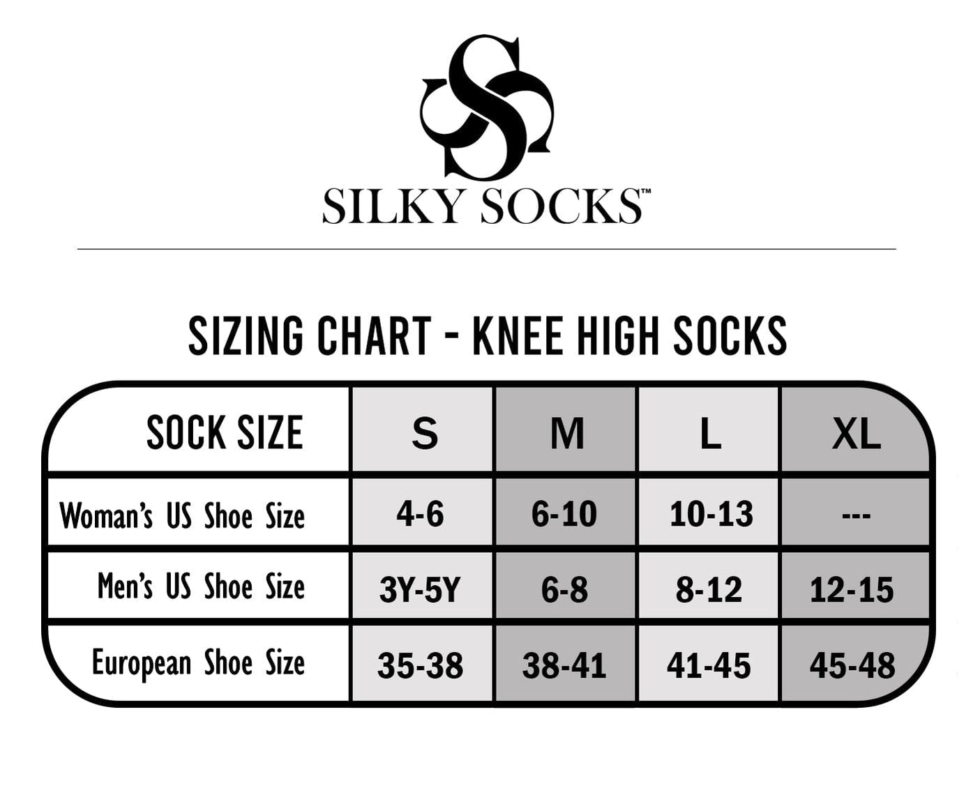 Knee High Athletic Socks Silky Socks