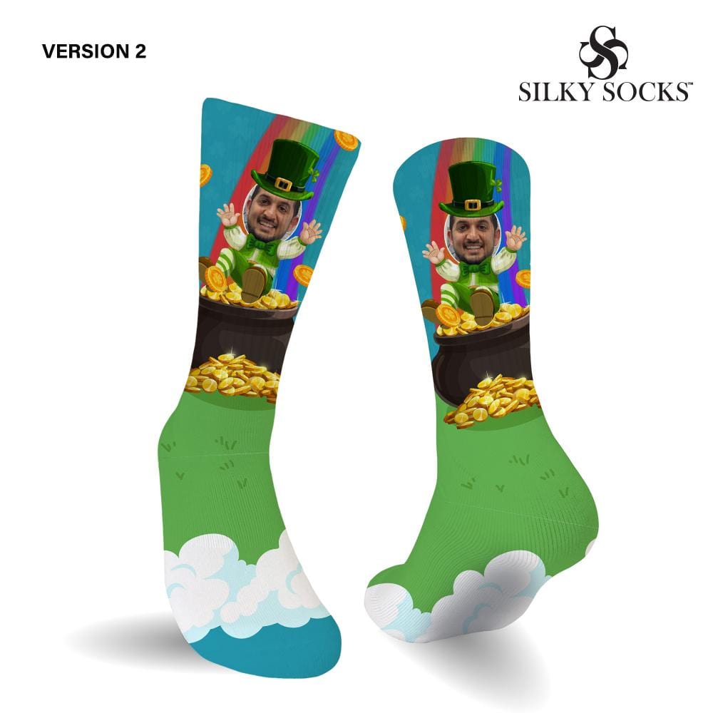 Customizable Leprechaun Socks Digital File
