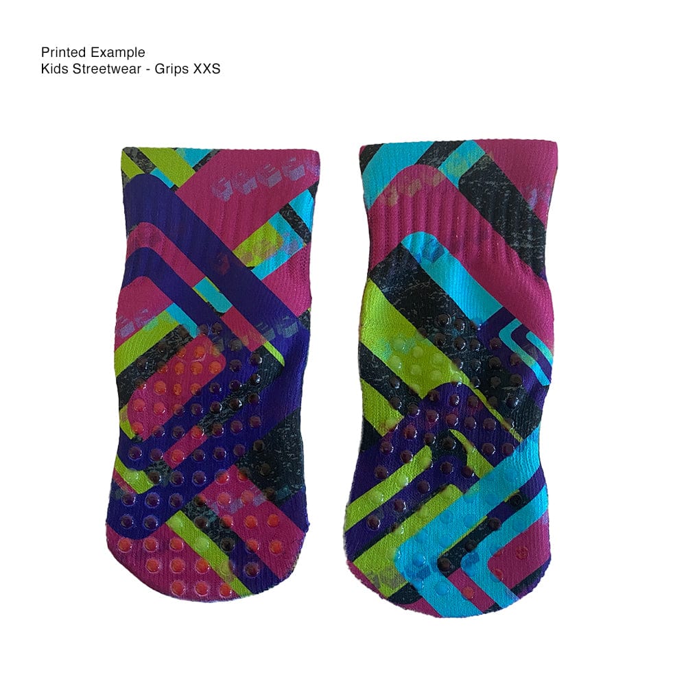 KIDS Streetwear Ankle Socks with GRIPS - Silky Socks